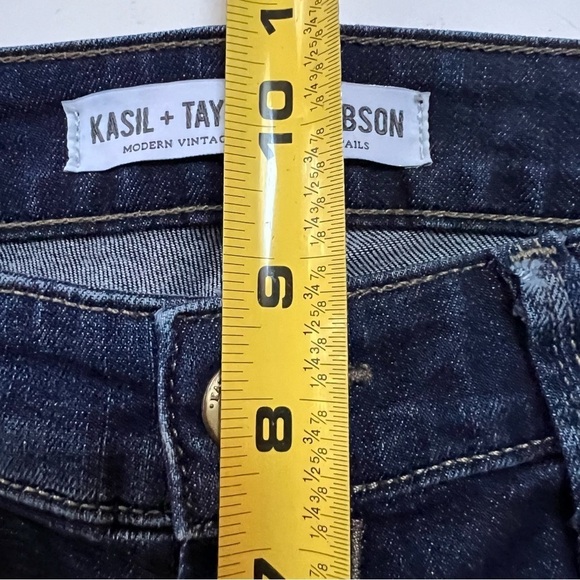 Kasil x Taylor Jackson Paint Splattered The Geek Peg Leg Jeans Size 25 - Picture 11 of 12